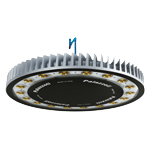 META-LED lmpa veg diffzorral szimetrikus fnyelosztssal - KESKENY FNYSUGRRAL - IP66/67